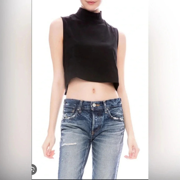 The Range REVOLVE Mock Neck Crop Top 
Size S - Picture 1 of 8
